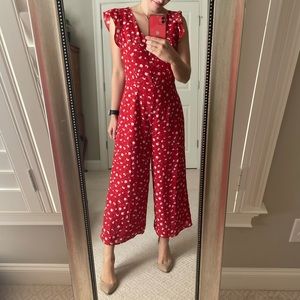Lulus Jumpsuit with Flower detail